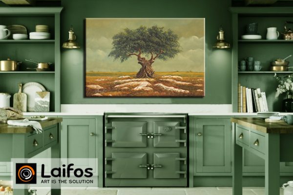 Πίνακας ζωγραφικής ελιά ελαιόδεντρο