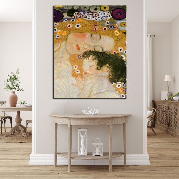 Πίνακας Klimt - Μητέρα με παιδί