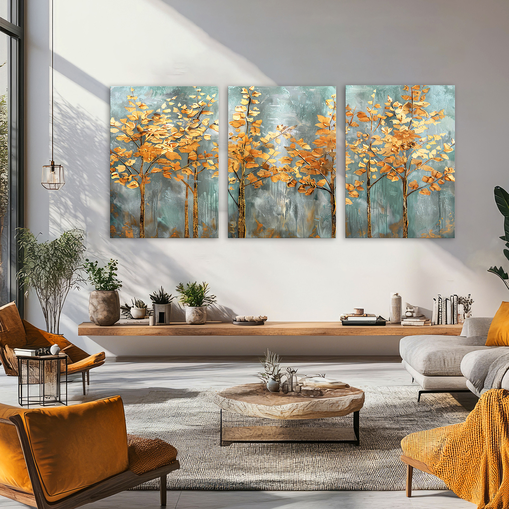 FOREST OF GOLD TREES