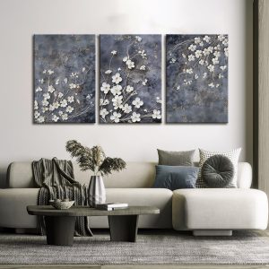 Τρίπτυχο White blossom